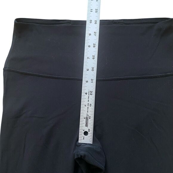 Lululemon Athletic Flare Leg Leggings 8 Black Inseam 28" Yoga Workout Running - Picture 6 of 7